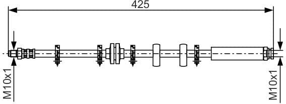 Brake Hose 1 987 476 636 - image 3