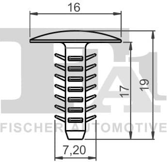 Clip, trim/protection strip 33-10011.10 - image 2
