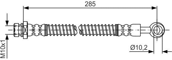Brake Hose 1 987 481 645 - image 2