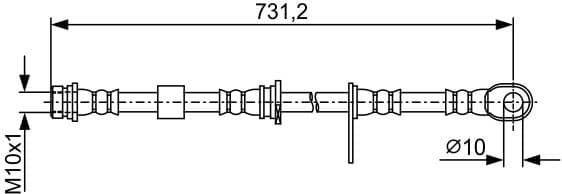 Brake Hose 1 987 481 958 - image 9