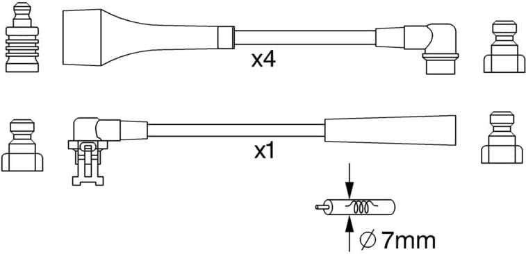 Ignition Cable Kit 0986357254 - image 10