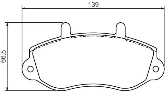Brake Pad Set, disc brake 0986494288 - image 14