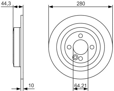 Brake Disc 0986479A08 - image 7