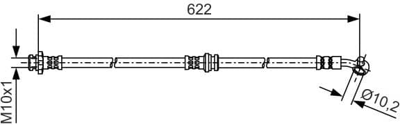 Brake Hose 1987481A32 - image 6