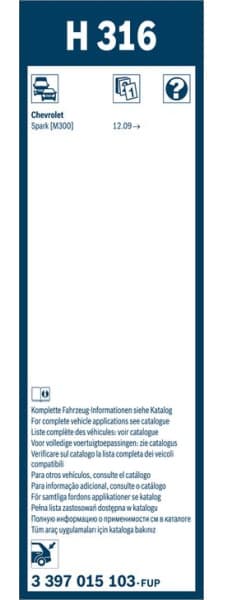 Wiper Blade Rear 3397015103 - image 2