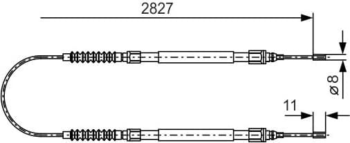 Cable Pull, parking brake 1 987 477 263 - image 6