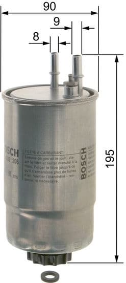 Fuel Filter F 026 402 206 - image 3