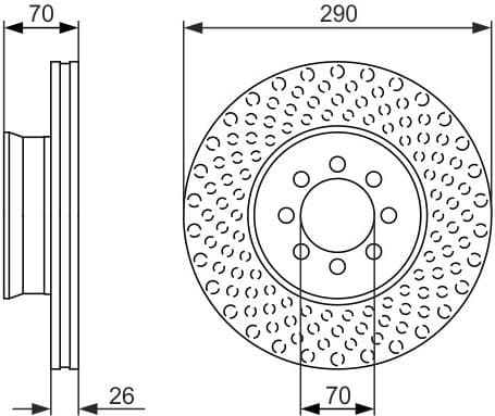 Brake Disc 0986479602 - image 2