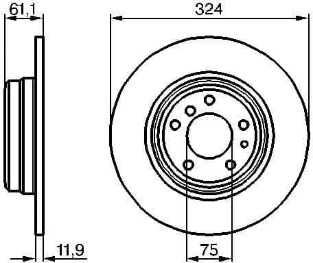 Brake Disc 0986478095 - image 6