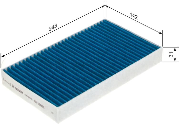 Filter, cabin air FILTER+pro 0 986 628 583 - image 10