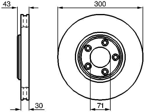Brake Disc 0986478778 - image 2