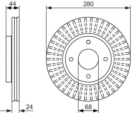 Brake Disc 0986479737 - image 6