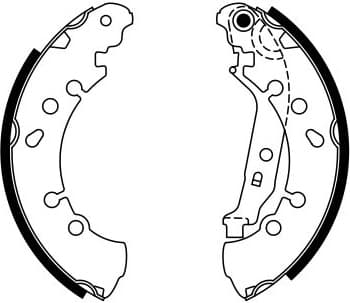 Brake Shoe Set 0986487759 - image 6