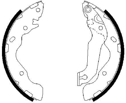 Brake Shoe Set 0986487673 - image 7