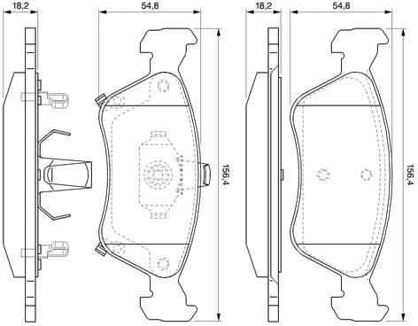 Brake Pad Set, disc brake 0986424560 - image 8