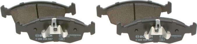 Brake Pad Set, disc brake 0986494687 - image 4