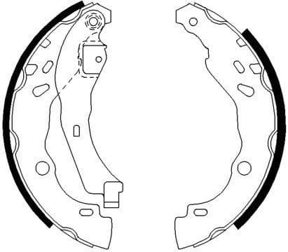 Brake Shoe Set 0986487627 - image 7