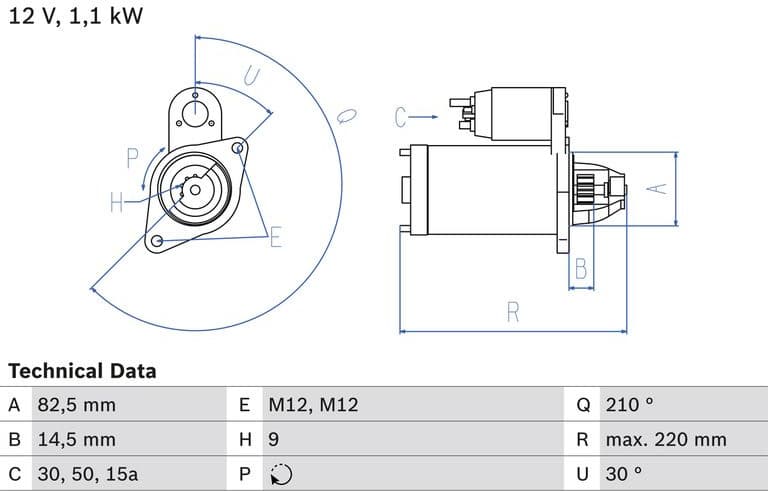 Starter 0986016330 - image 2