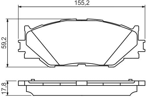 Brake Pad Set, disc brake 0986494316 - image 8