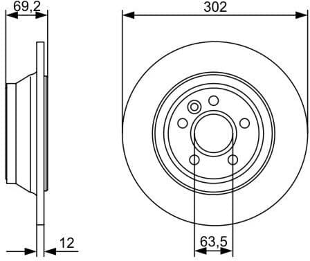 Brake Disc 0986479396 - image 4