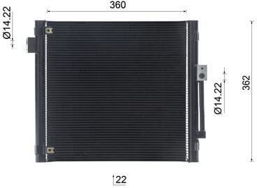 Condenser, air conditioning BEHR AC 1147 000S - image 10