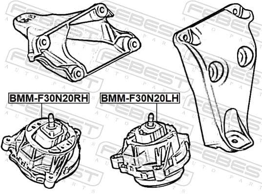 Mounting, engine BMM-F30N20RH - image 2