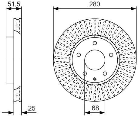 Brake Disc 0986479C36 - image 2