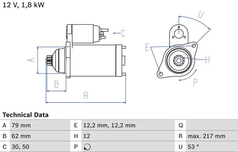 Starter 0 986 026 330 - image 2