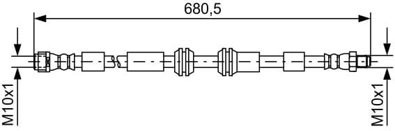 Brake Hose 1 987 481 734 - image 2