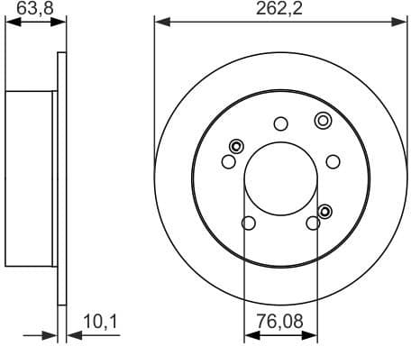 Brake Disc 0986479061 - image 2