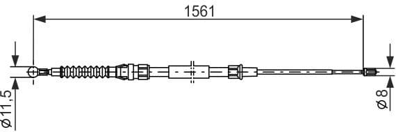 Cable Pull, parking brake 1987477942 - image 6