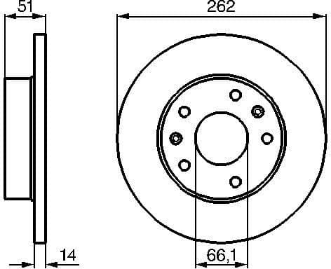 Brake Disc 0986478991 - image 2