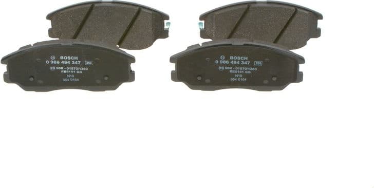 Brake Pad Set, disc brake 0986494347 - image 2