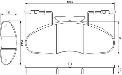 Brake Pad Set, disc brake 0986424080 - image 14