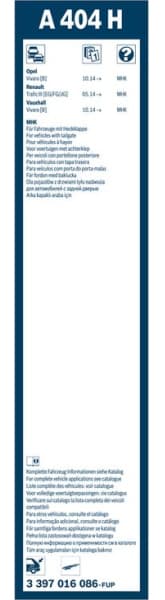 Wiper Blade Rear Aerotwin 3397016086 - image 12