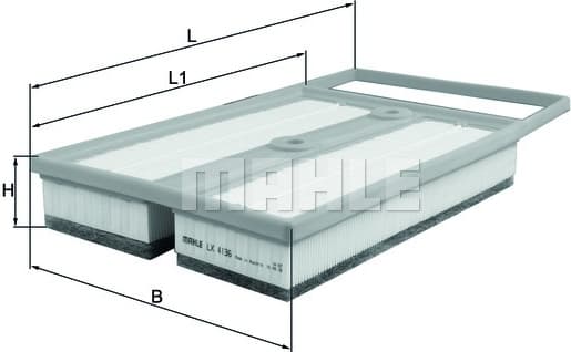 Filter air LX4136 - image 3