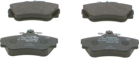 Brake Pad Set, disc brake 0986460989 - image 2