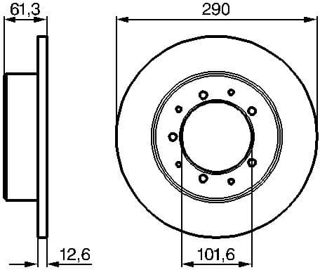 Brake Disc 0986478656 - image 7