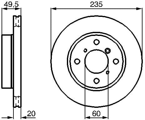 Brake Disc 0986478450 - image 2