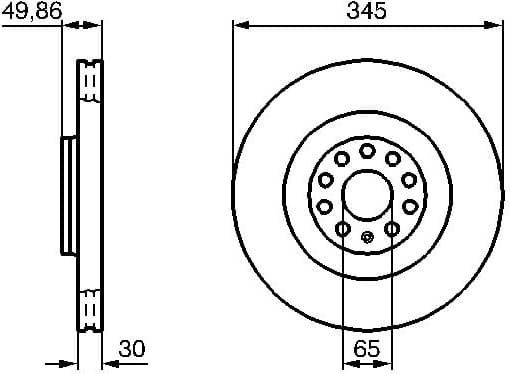 Brake Disc 0986479B87 - image 6