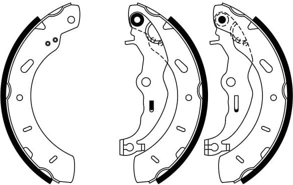 Brake Shoe Set 0986487796 - image 10