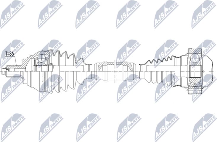 Drive Shaft NPW-VW-233