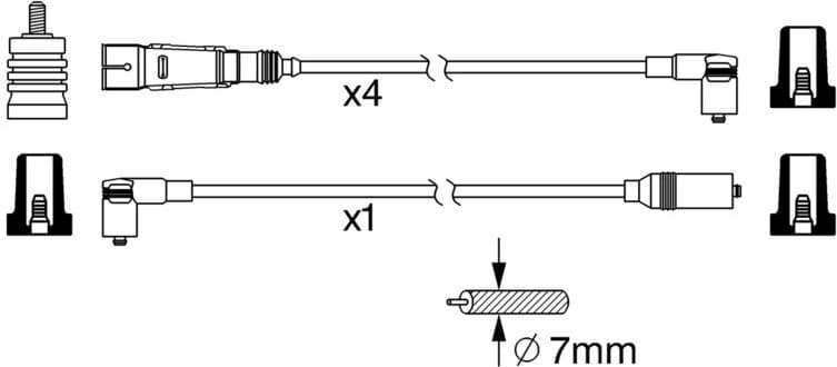 Ignition Cable Kit 0986356369 - image 10