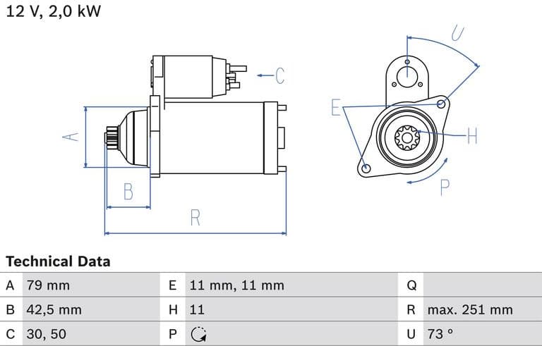 Starter 0986025350 - image 2
