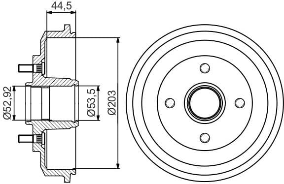 Brake Drum 0986477266 - image 2