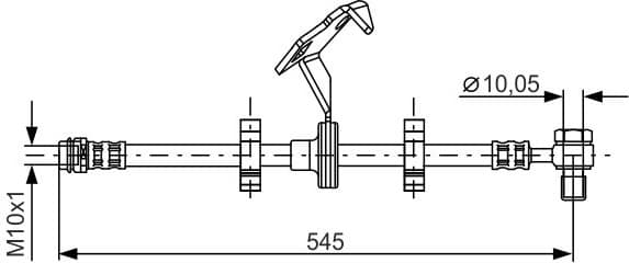 Brake Hose 1987481078 - image 2