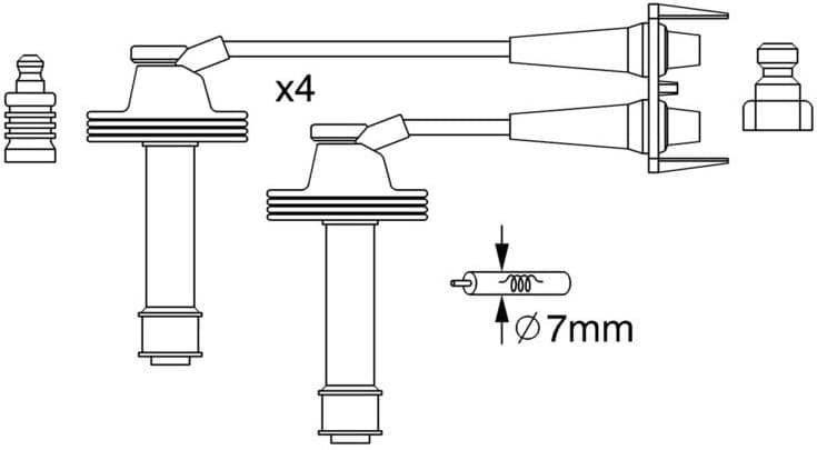 Ignition Cable Kit 0986357238 - image 10