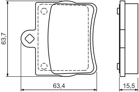 Brake Pad Set, disc brake 0986494017 - image 8