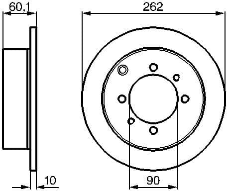 Brake Disc 0986478655 - image 2