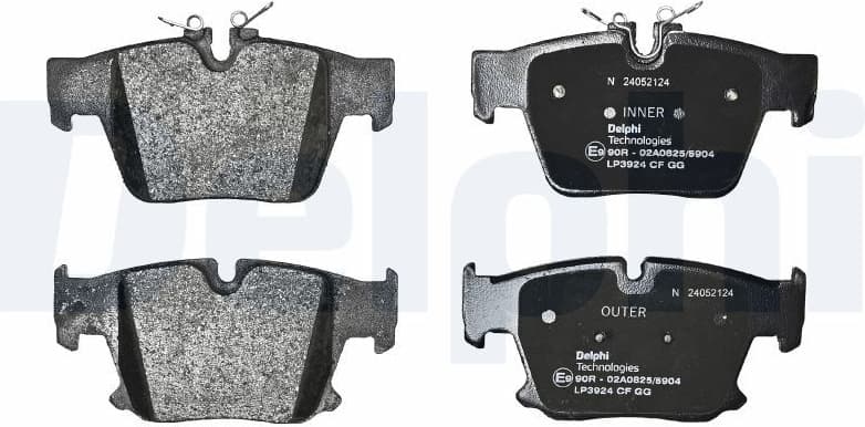 Brake Pad Set, disc brake LP3924 - image 2